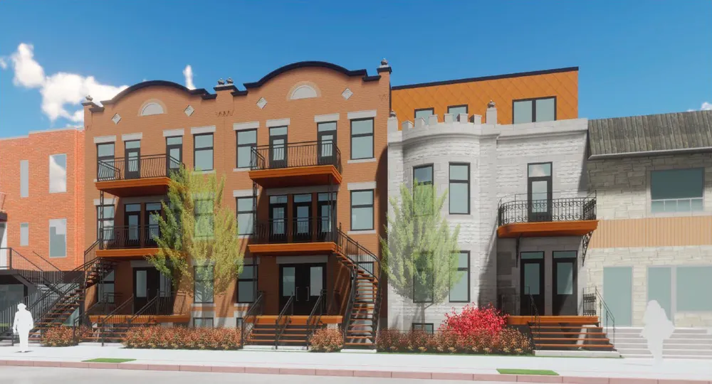 Cette image générée par ordinateur présente un aperçu du projet d'agrandissement une fois terminé.